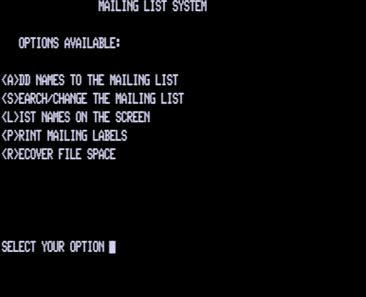 Screen shot
